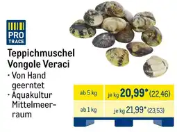 METRO Teppichmuschel Vongole Veraci Angebot