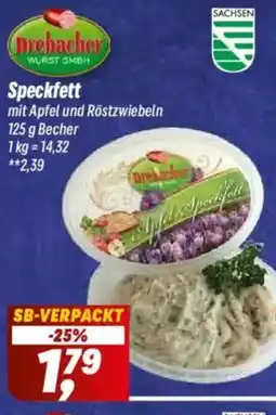Simmel Drebacher Speckfett Angebot