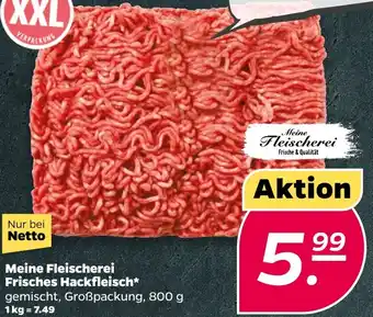 NETTO Meine Fleischerei Frisches Hackfleisch Angebot