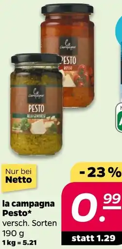 NETTO la campagna Pesto Angebot