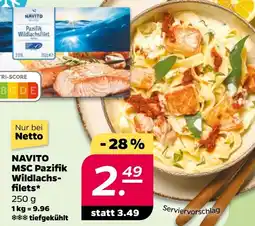 NETTO NAVITO MSC Pazifik Wildlachsfilets Angebot