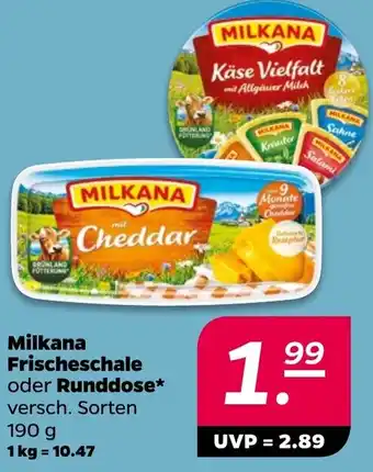 NETTO Milkana Frischeschale oder Runddose Angebot