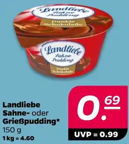 NETTO Landliebe Sahne- oder Grießpudding Angebot