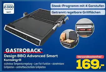 Euronics Gastroback design bbq advanced smart kontaktgrill Angebot