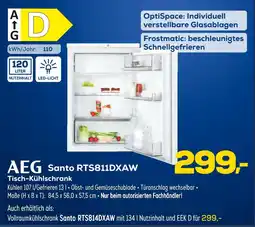 Euronics Aeg santo rts811dxaw tisch-kühlschrank Angebot
