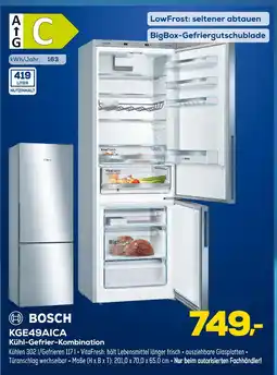 Euronics Bosch kge49aica kühl-gefrier-kombination Angebot