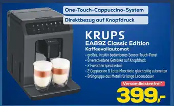 Euronics Krups ea89z classic edition kaffeevollautomat Angebot