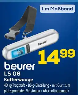 Euronics Beurer ls 06 kofferwaage Angebot