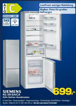 Euronics Siemens kg 39 eaica Angebot