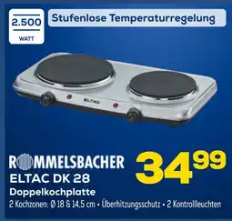 Euronics Rommelsbacher eltac dk 28 doppelkochplatte Angebot