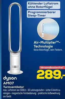 Euronics Dyson am07 turmventilator Angebot