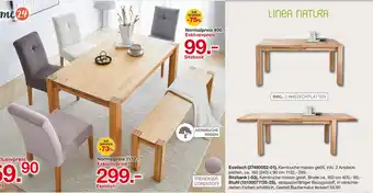 Möbelzentrum Pforzheim Linea natura esstisch, sitzbank oder stuhl Angebot