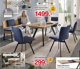 Möbelzentrum Pforzheim Valnatura esszimmer Angebot