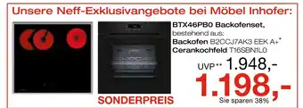 Möbel Inhofer Btx46pb0 backofenset Angebot