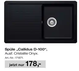 Möbel Inhofer Spüle „callidus d-100“ Angebot