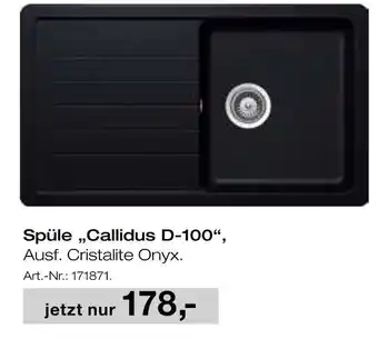 Möbel Inhofer Spüle „callidus d-100“ Angebot