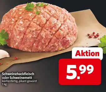 Markant Schweinehackfleisch oder schweinemett Angebot