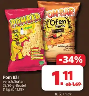 Markant Pom bär Angebot