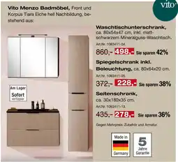 Möbel Inhofer Vito vito menzo badmöbel Angebot