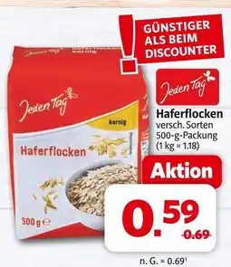 Markant Jeden tag haferflocken Angebot