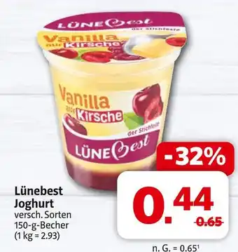 Markant Lünebest joghurt Angebot