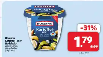 Markant Homann kartoffel- oder nudelsalat Angebot