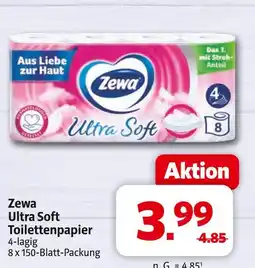 Markant Zewa ultra soft toilettenpapier Angebot
