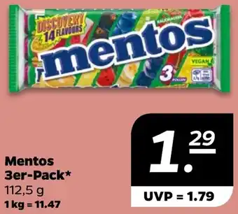 NETTO Mentos 3er Pack Angebot
