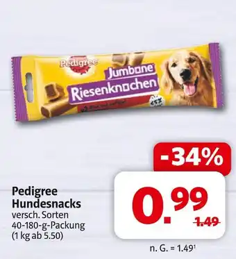 Markant Pedigree hundesnacks Angebot