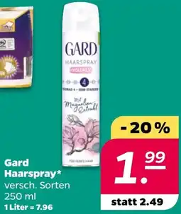NETTO Gard Haarspray Angebot