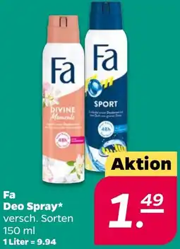 NETTO Fa Deo Spray Angebot