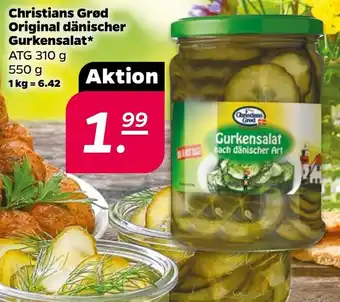 NETTO Christians Grød Original dänischer Gurkensalat Angebot