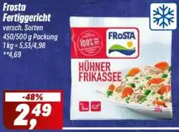 Simmel Frosta Fertiggericht Angebot