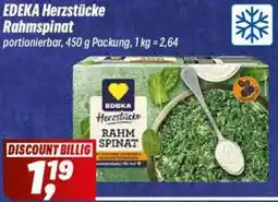 Simmel EDEKA Herzstücke Rahmspinat Angebot