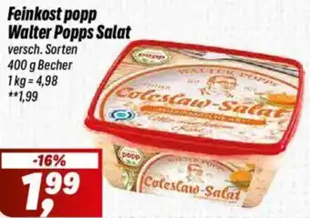 Simmel Feinkost popp Walter Popps Salat Angebot