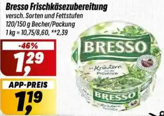 Simmel Bresso Frischkäsezubereitung Angebot