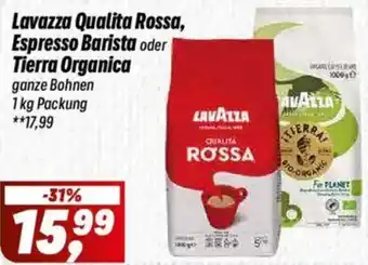 Simmel Lavazza Qualita Rossa, Espresso Barista oder Tierra Organica Angebot