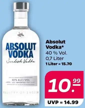 NETTO Absolut Vodka Angebot