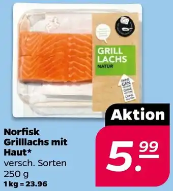 NETTO Norfisk Grilllachs mit Haut Angebot