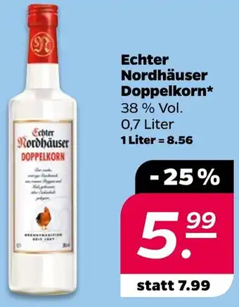 NETTO Echter Nordhäuser Doppelkorn Angebot