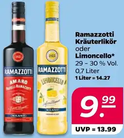 NETTO Ramazzotti Kräuterlikör oder Limoncello Angebot