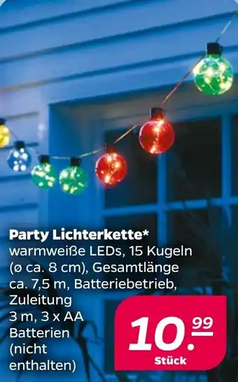 NETTO Party Lichterkette Angebot
