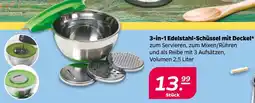 NETTO 3-in-1 Edelstahl-Schüssel mit Deckel Angebot