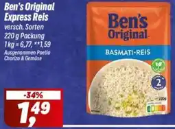 Simmel Ben's Original Express Reis Angebot