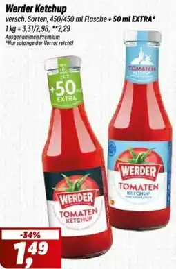 Simmel Werder Ketchup Angebot