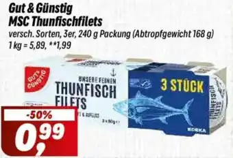 Simmel Gut & Günstig MSC Thunfischfilets Angebot