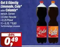 Simmel Gut & Günstig Limonade, Cola oder Colamix Angebot
