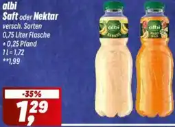Simmel albi Saft oder Nektar Angebot