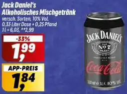 Simmel Jack Daniel's Alkoholisches Mischgetränk Angebot