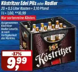 Simmel Köstritzer Edel Pils oder Radler Angebot
